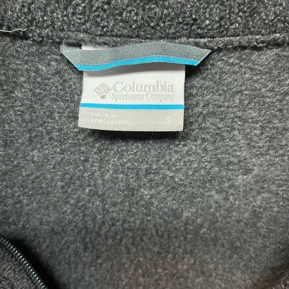 Columbia Charcoal Fleece Jacket - Picture 3 of 5